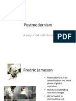 Postmodernism - A Short Definition