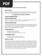 Practical #11: To Study Cutaway Models of Petrol and Diesel Engine Heat Engine