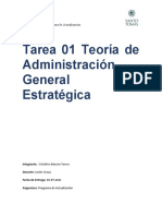 Tarea 01 Teoría de Administración General y Estratégica - Cristofer Alarcón