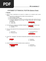 Statement of Financial Position (Balance Sheet) : Lopez, Erica BS Accountancy 2