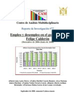 6 Reporte 77 Empleo y Desempleo en El Gobierno de Felipe CalderÃ N