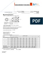 Big End Bearing Bore: Measurement Records