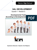 PersonalDevelopment - Q1 - Mod 3 - DevelopmentalTasksAccordingToDevelopmentalStages - v5