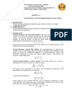 Modul 4 Transient and Steady-State Response Analyses