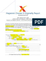Plagiarism Checker X Originality Report: Similarity Found: 8%