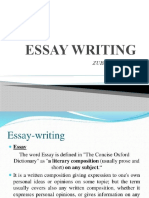 ESSAY WRITING