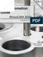 RhinoCAM2020 CAM Automation Guide