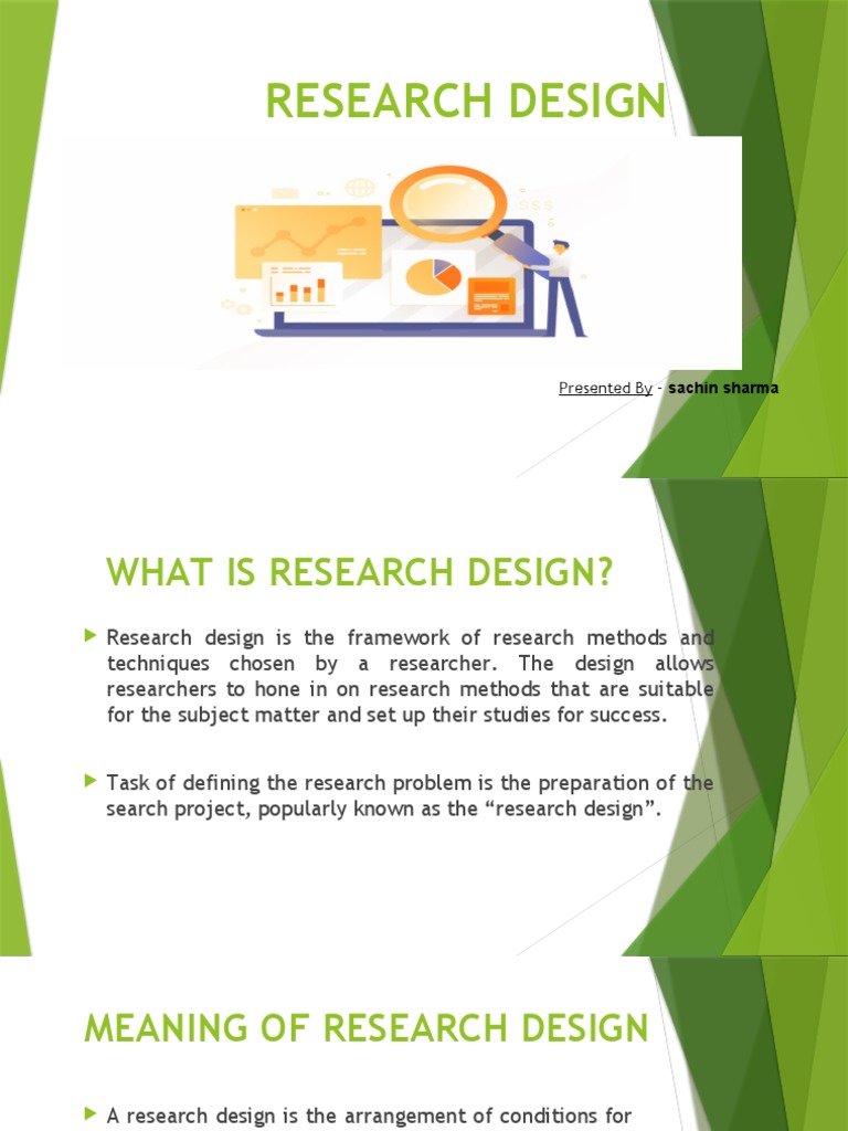Research Design Ppt Presented By Sachin Sharma Pdf Dependent And