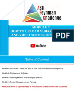 Module 5 - How To Upload Video in Youtube and Video Submission Guideline