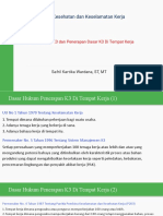 Teknik Kesehatan Dan Keselamatan Kerja: Dasar Hukum K3 Dan Penerapan Dasar K3 Di Tempat Kerja