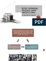 Efek Paparan Radiasi Dari Mesin X-Ray