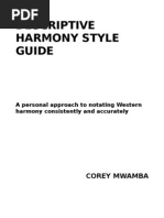 DESCRIPTIVE HARMONY STYLE GUIDE