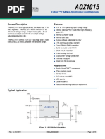 General Description Features: Ezbuck™ 1.5A Non-Synchronous Buck Regulator