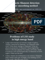 Extragalactic Filament Detection With Layer Smoothing Method