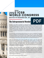2022 ICSB World Congress: The Entrepreneurial Revolution