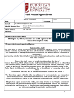 EIU Research Proposal Approval Form 2