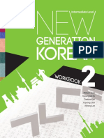 New Generation Korean Workbook Intermediate Level by Mihyon Jeon Kyoungrok Ko Daehee Kim Yujeong Choi Ahrong Lee