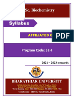 M.Sc. Biochemistry Syllabus