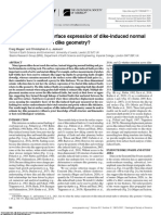 Can We Relate The Surface Expression of Dike-Induced Normal Faults To Subsurface Dike Geometry?