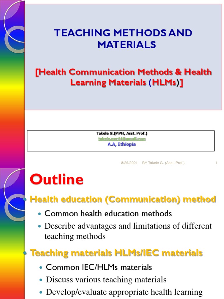 Teaching Methods | PDF | Lesson Plan | Learning