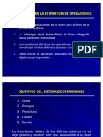 Ideas Básicas en La Estrategia de Operaciones