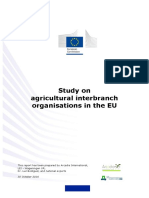 Study On Agricultural Interbranch Organisations in The EU