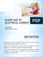 Electrical Injury and Death Causes, Effects and Identification