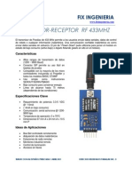 Transmisor RF 433MHz