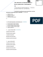 EVALUACIÓN MECANICA AUTOMOTRIZ MODULO I