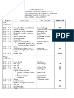 Jadwal Kegiatan Perkemahan Bakti Penegak