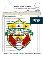 Examen Mensual de Ciencia y Ambiente