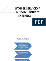 Facilitar El Servicio A Clientes Internos Y Externos