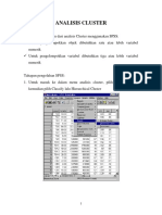 SPSS Analisis Cluster