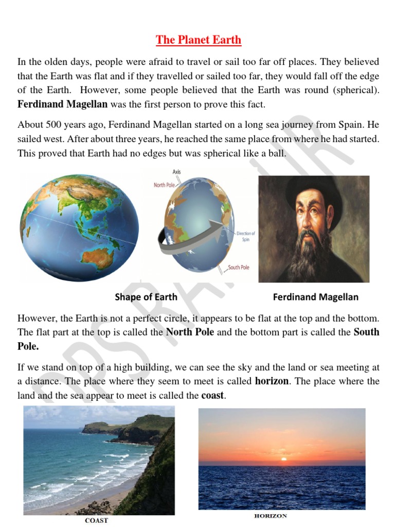 The Earth Notes PDF Earth Atmosphere Of Earth