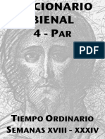 04 Par Leccionario Bienal IV Tiempo Ordinario XVIII XXXIV CEE 2016