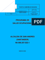 Programa Salud Ocupacional de La Alcald A de San Andr S