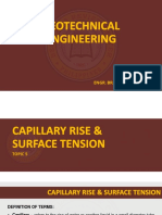 Geotech - Topic 5 - Capillary Rise & Surface Tension - 14 Dec 2021