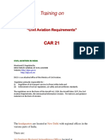 Training On: "Civil Aviation Requirements"