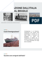 Copia Di EMIGRAZIONE DALLITALIA AL BRASILE