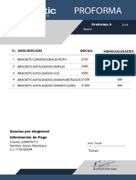 Proforma Brackets