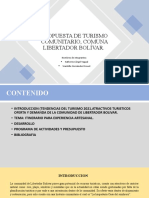 Propuesta de Turismo Comunitario, Comuna Libertador Bolívar