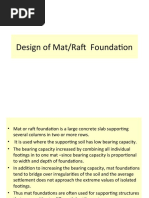 Design of Mat - SD