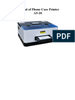 Manual of Phone Case Printer A5-20