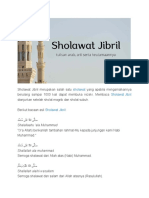 Sholawat Jibril