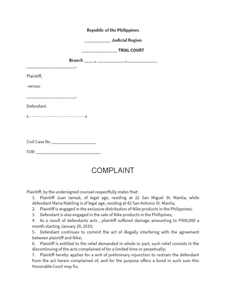Injunction | PDF