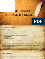 Second Travel Abroad by Rizal