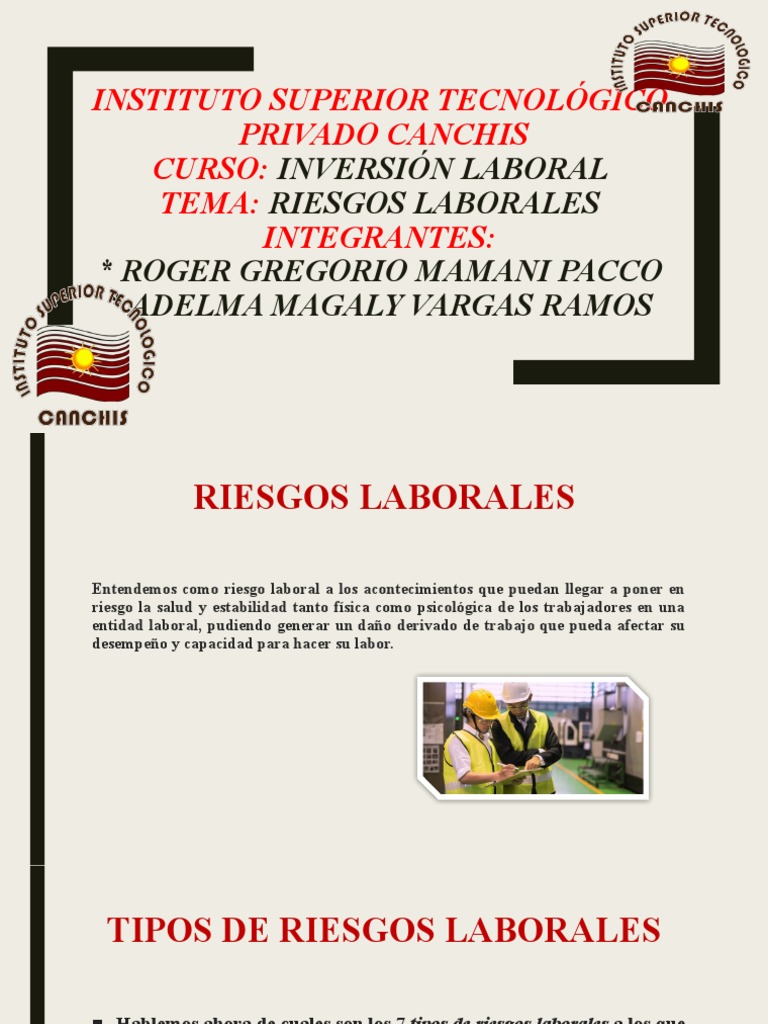 Tipos y factores de riesgos laborales | PDF | Naturaleza | Ciencias de ...