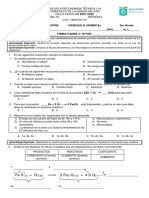 Química III examen 3er trimestre