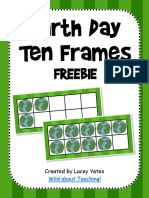 Earth Day Ten Frames: Freebie