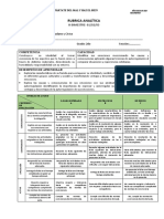 Evaluación de desarrollo personal y ciudadanía